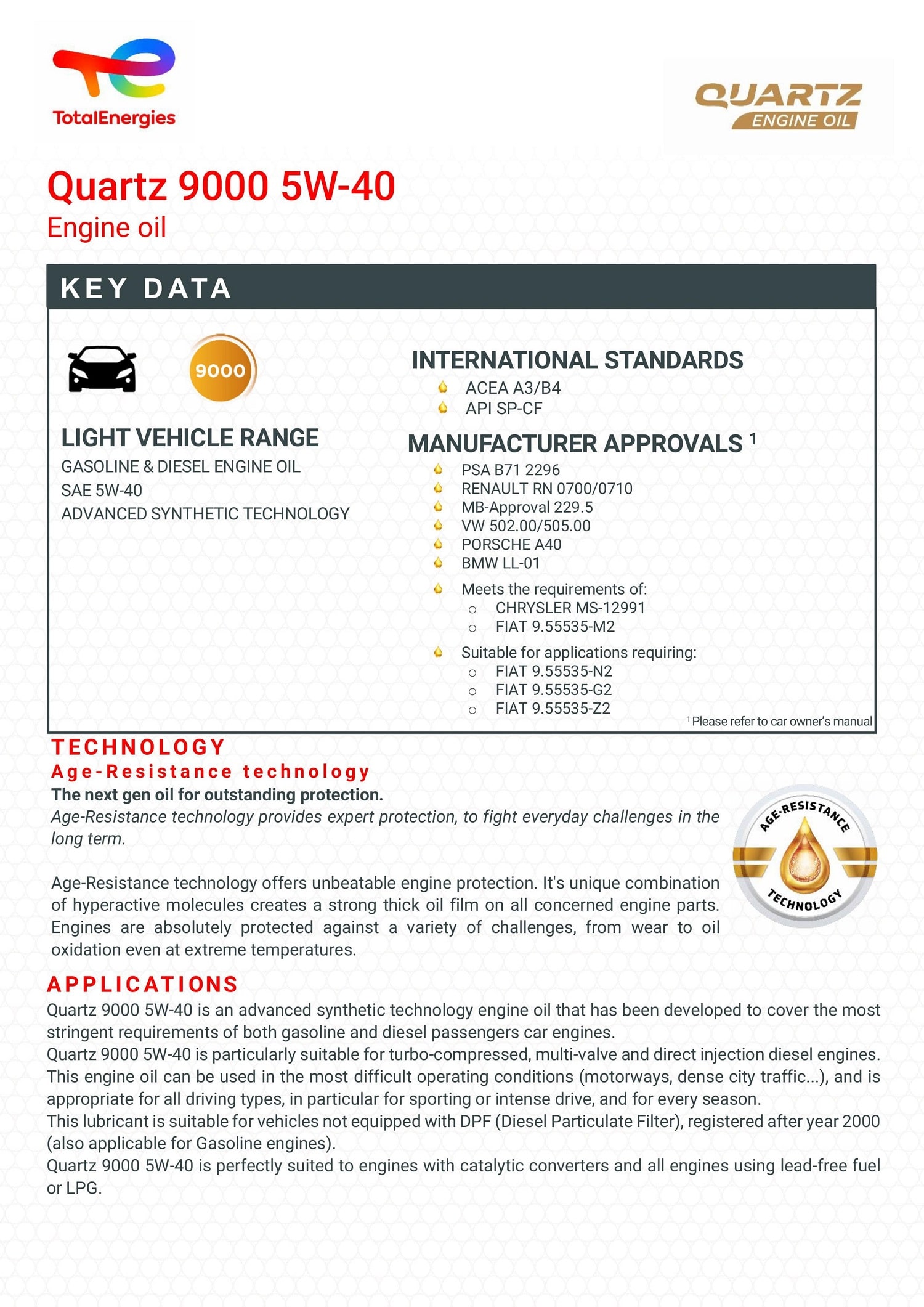 total 5w40 9000, total quartz 9000 5w40 1l cena, ulje total 5w40